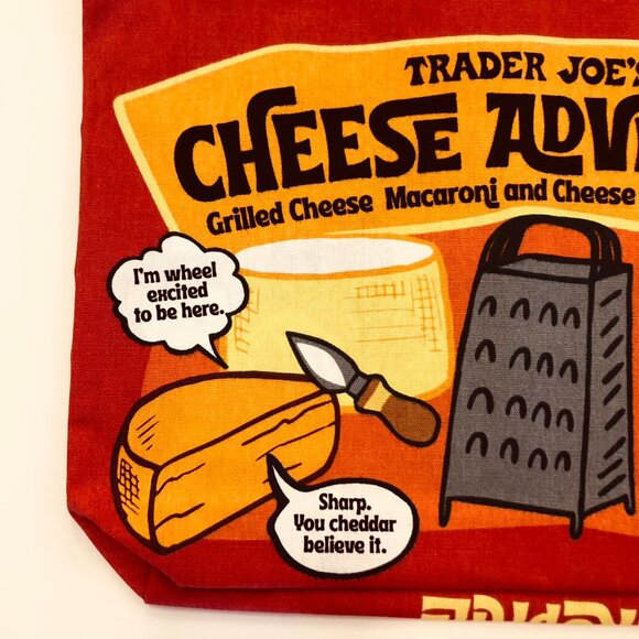 Trader Joe’S Cheese Bag Heavy Duty 100% Cotton - Picture 2 of 14